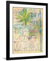 The Nice Carnival, 1889 (Pastel on Paper)-Berthe Morisot-Framed Giclee Print