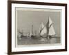 The Nice Regatta, the Yachts Rounding the Judge's Ship for the First Time-null-Framed Giclee Print