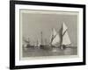 The Nice Regatta, the Yachts Rounding the Judge's Ship for the First Time-null-Framed Giclee Print