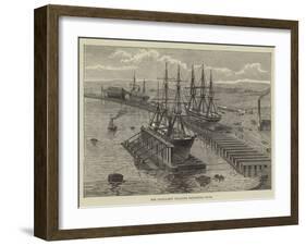 The Nicolaieff Floating Depositing Dock-null-Framed Giclee Print
