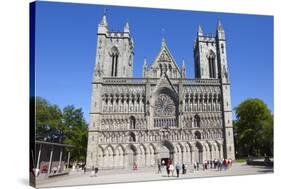 The Nidaros Cathedral, Trondheim, Sor-Trondelag, Norway, Scandinavia, Europe-Doug Pearson-Stretched Canvas