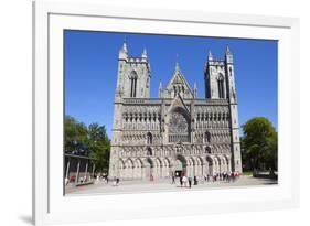 The Nidaros Cathedral, Trondheim, Sor-Trondelag, Norway, Scandinavia, Europe-Doug Pearson-Framed Photographic Print