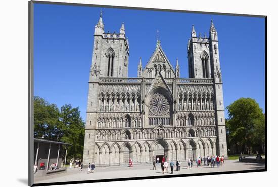 The Nidaros Cathedral, Trondheim, Sor-Trondelag, Norway, Scandinavia, Europe-Doug Pearson-Mounted Photographic Print