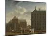 The Nieuwe Kerk and the Town Hall on the Dam in Amsterdam, C.1780-90-Isaak Ouwater-Mounted Giclee Print