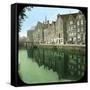 The Nieuwe Zijds Voorburgwal Canal, Amsterdam (Netherlands), 1883-Leon, Levy et Fils-Framed Stretched Canvas