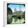 The Nieuwehaven Canal and the Church, Dordrecht (Netherlands), 1883-Leon, Levy et Fils-Framed Photographic Print