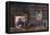 The Night Alarm, the Life of a Fireman, 1854-Nathaniel Currier-Framed Stretched Canvas