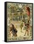 The Night Ballet, Louis XIV Dancing as Sun King-Maurice Leloir-Framed Stretched Canvas