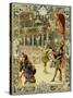 The Night Ballet, Louis XIV Dancing as Sun King-Maurice Leloir-Stretched Canvas