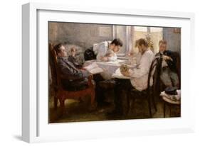 The Night Before the Exam, 1935-Leonid Osipovic Pasternak-Framed Giclee Print