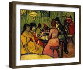 The Night Cafe-Vincent van Gogh-Framed Art Print