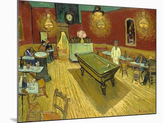 The Night Cafe-Vincent van Gogh-Mounted Giclee Print