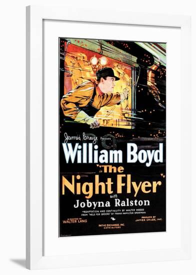 The Night Flyer - 1928-null-Framed Giclee Print