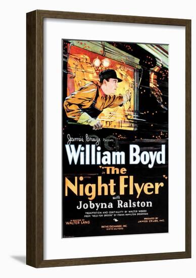 The Night Flyer - 1928-null-Framed Giclee Print