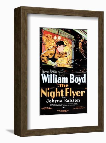 The Night Flyer - 1928-null-Framed Giclee Print