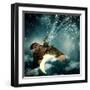 The Night Goddess-Paula Belle Flores-Framed Art Print