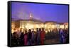 The Night Market, Jemaa El Fna Square, Marrakech, Morocco, North Africa, Africa-Neil Farrin-Framed Stretched Canvas
