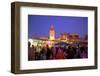 The Night Market, Jemaa El Fna Square, Marrakech, Morocco, North Africa, Africa-Neil Farrin-Framed Photographic Print