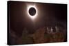 The Night of Day (Eclipse 2017)-Gordon Semmens-Stretched Canvas