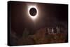 The Night of Day (Eclipse 2017)-Gordon Semmens-Stretched Canvas