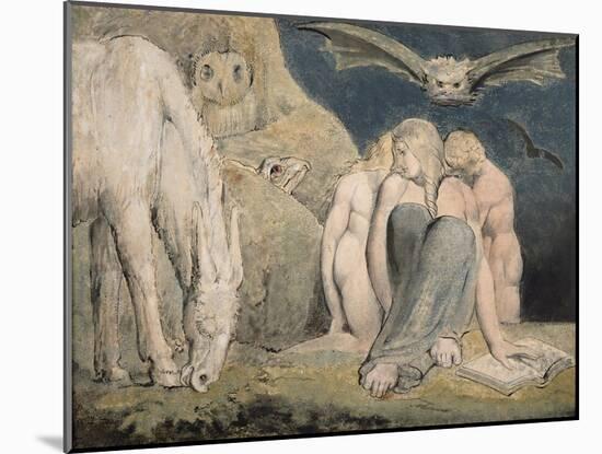 The Night of Enitharmon's Joy, C.1795-William Blake-Mounted Giclee Print