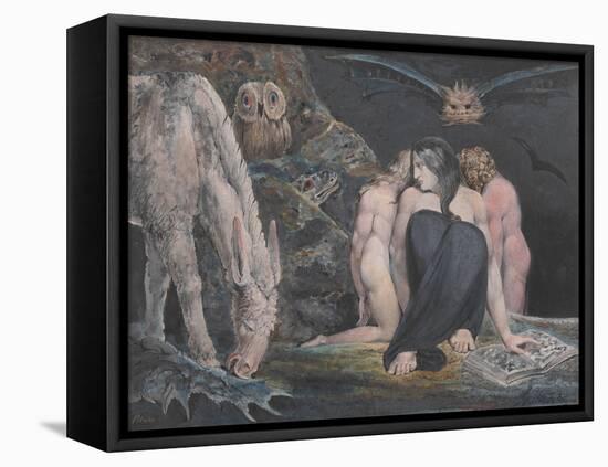 The Night of Enitharmon's Joy (Formerly Called 'Hecate')-William Blake-Framed Stretched Canvas