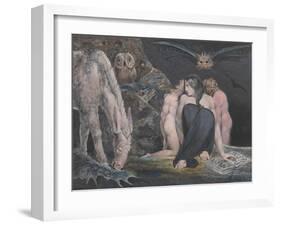 The Night of Enitharmon's Joy (Formerly Called 'Hecate')-William Blake-Framed Giclee Print