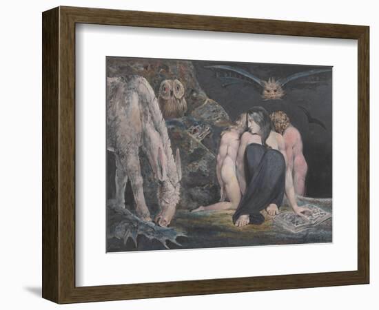 The Night of Enitharmon's Joy (Formerly Called 'Hecate')-William Blake-Framed Giclee Print