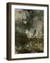 The Night of Jealousy. Oil on canvas (1893) 41 x 32 cm.-August Strindberg-Framed Giclee Print