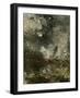 The Night of Jealousy. Oil on canvas (1893) 41 x 32 cm.-August Strindberg-Framed Giclee Print