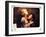 THE NIGHT OF LOVE, l-r: Vilma Banky, Ronald Colman on lobbycard, 1927-null-Framed Art Print