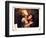 THE NIGHT OF LOVE, l-r: Vilma Banky, Ronald Colman on lobbycard, 1927-null-Framed Art Print