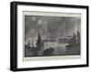 The Night of the Great Naval Review, the Illuminations-Fred T. Jane-Framed Giclee Print