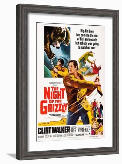 The Night of the Grizzly-null-Framed Art Print