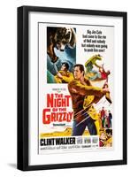 The Night of the Grizzly-null-Framed Art Print