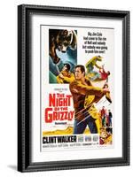 The Night of the Grizzly-null-Framed Art Print