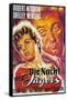 The Night of the Hunter, German Movie Poster, 1955-null-Framed Stretched Canvas