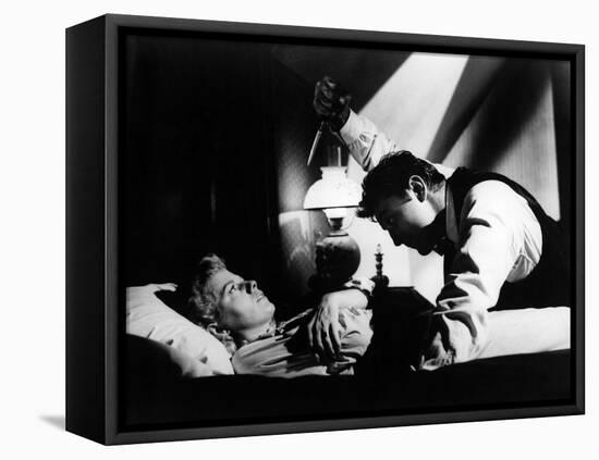 The Night Of The Hunter, Shelley Winters, Robert Mitchum, 1955-null-Framed Stretched Canvas