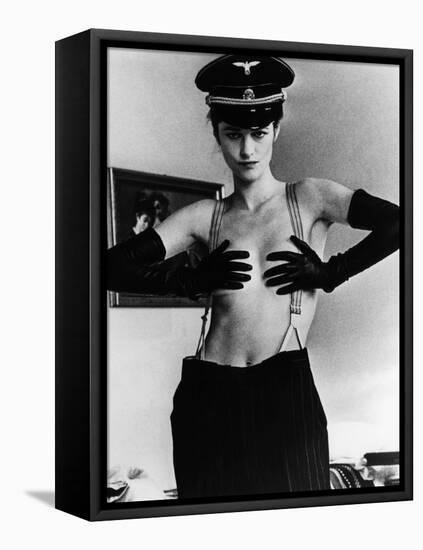 The Night Porter, (aka Il Portiere Di Notte), Charlotte Rampling, 1974-null-Framed Stretched Canvas