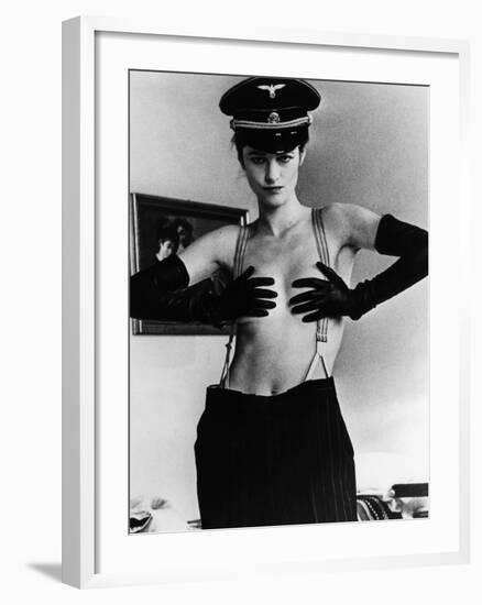 The Night Porter, (aka Il Portiere Di Notte), Charlotte Rampling, 1974-null-Framed Photo