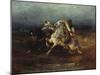 The Night Raid-Adolph Schreyer-Mounted Giclee Print