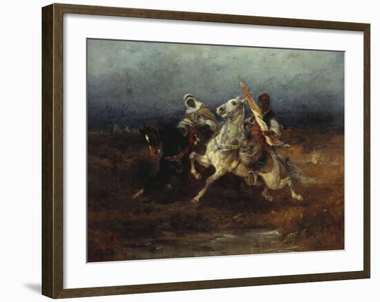 The Night Raid-Adolf Schreyer-Framed Giclee Print