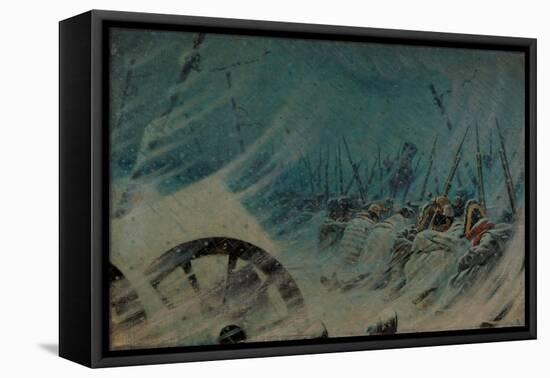 The Night Rest of the Grande Armee-Vasili Vasilyevich Vereshchagin-Framed Stretched Canvas