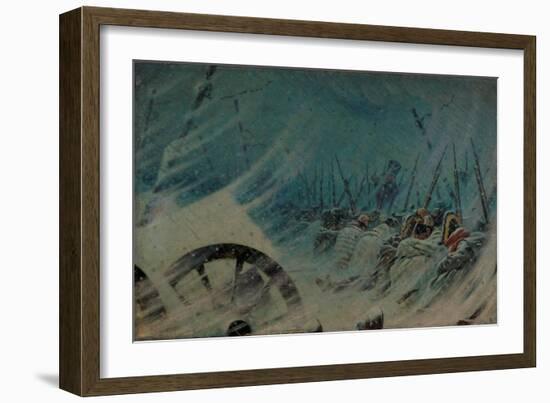 The Night Rest of the Grande Armee-Vasili Vasilyevich Vereshchagin-Framed Giclee Print