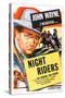 The Night Riders, John Wayne, 1939-null-Stretched Canvas
