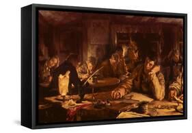 The Night School, 1892-Edgar Bundy-Framed Stretched Canvas