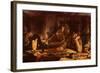 The Night School, 1892-Edgar Bundy-Framed Giclee Print