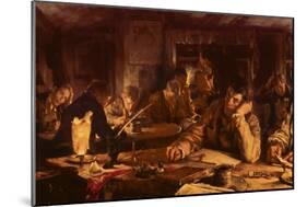 The Night School, 1892-Edgar Bundy-Mounted Giclee Print