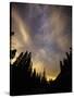 The Night Sky Above the Town of Breckenridge, Co.-Ryan Wright-Stretched Canvas