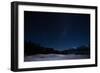 The Night Sky in Lake Pukaki with Mountcook-hyojin park-Framed Photographic Print